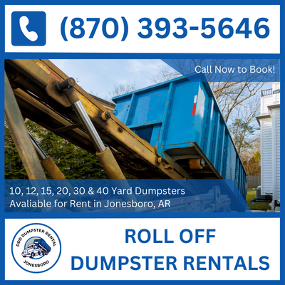 24/7 Roll Off Dumpster Rental in Jonesboro, AR - Ready for Craighead County - DDD Dumpster Rental Jonesboro
